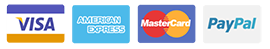 Payments powered by Barclaycard (Pay with Visa, Mastercard, Maestro, American Express, Union Pay, PayPal)