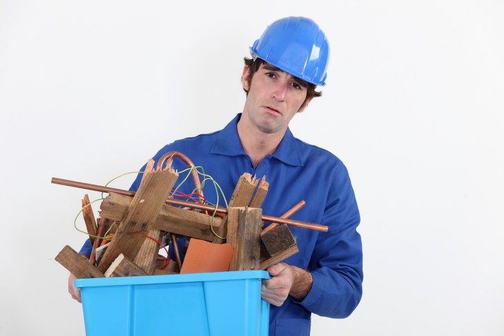 professional rubbish collectors