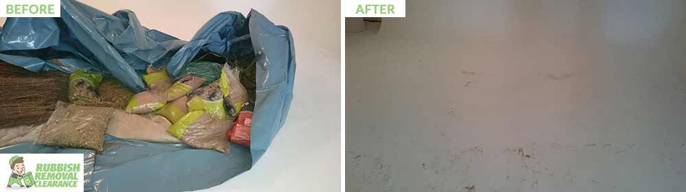 W1 removing junk Bond Street