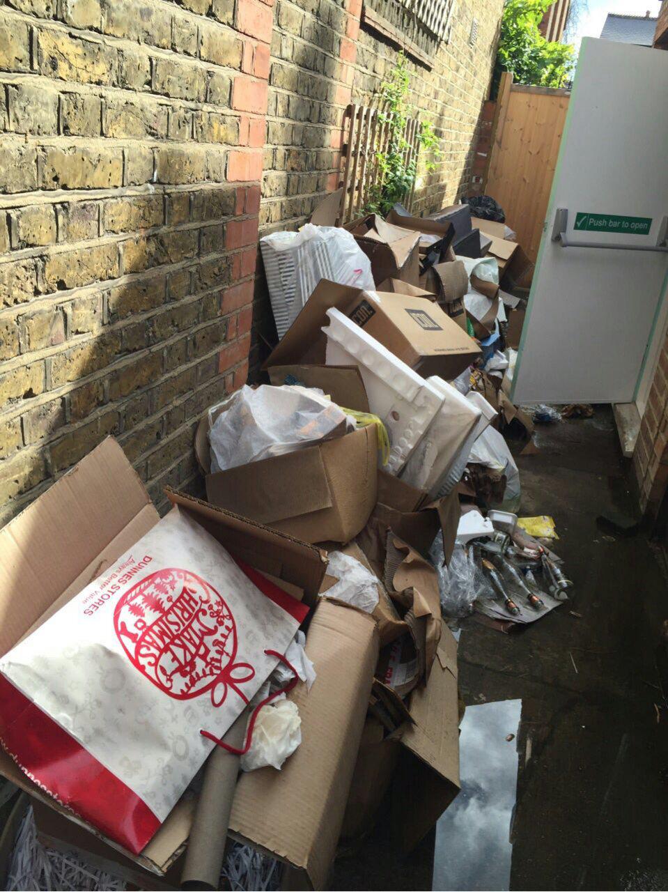 Peckham clearing waste collection SE15